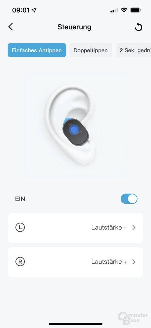 Soundcore-App mit den Liberty 3 Pro
