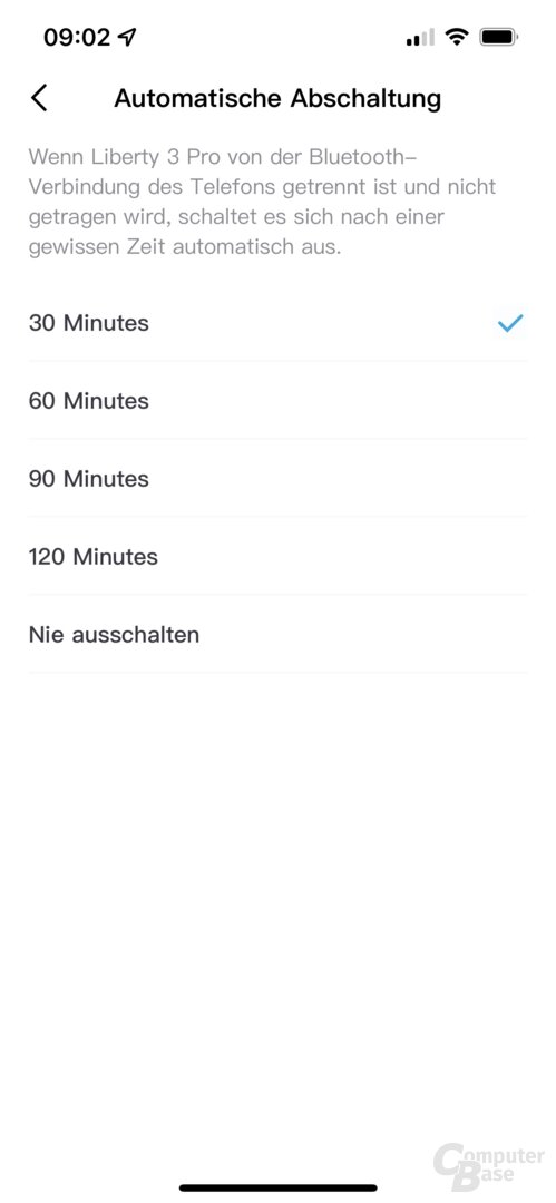 Soundcore-App mit den Liberty 3 Pro