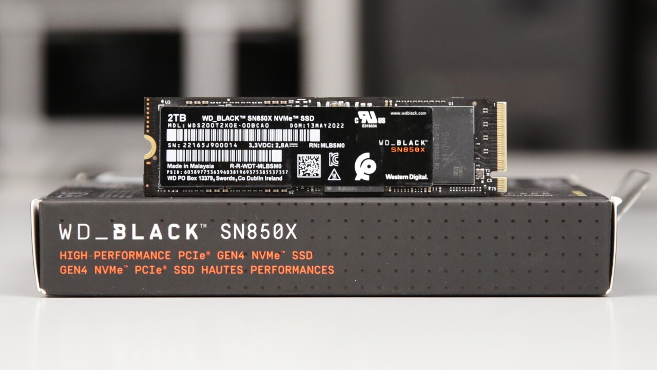 WD Black SN850X SSD im Test: Das X steht für maximale Leistung