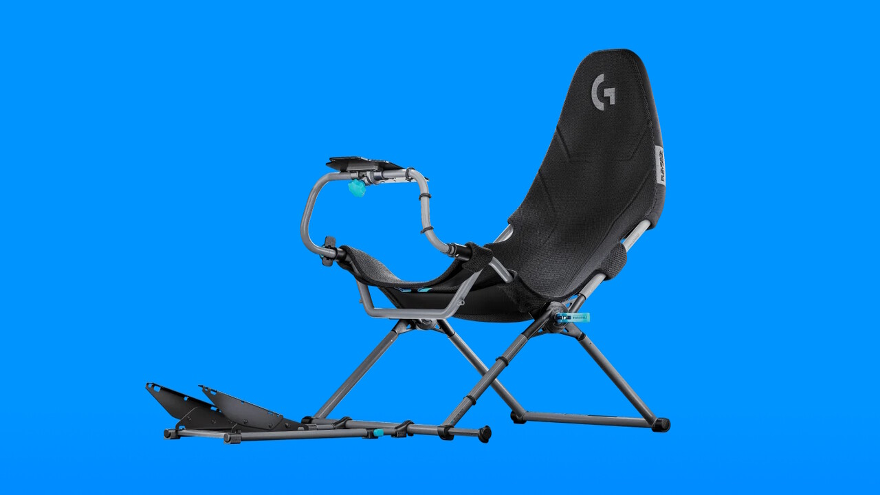 Klappstuhl für 300 Euro: Logitech Playseat Challenge X hilft Simracern ohne Platz