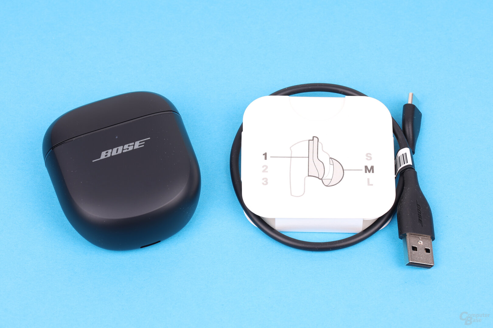 Lieferumfang der Bose QuietComfort Ultra Earbuds