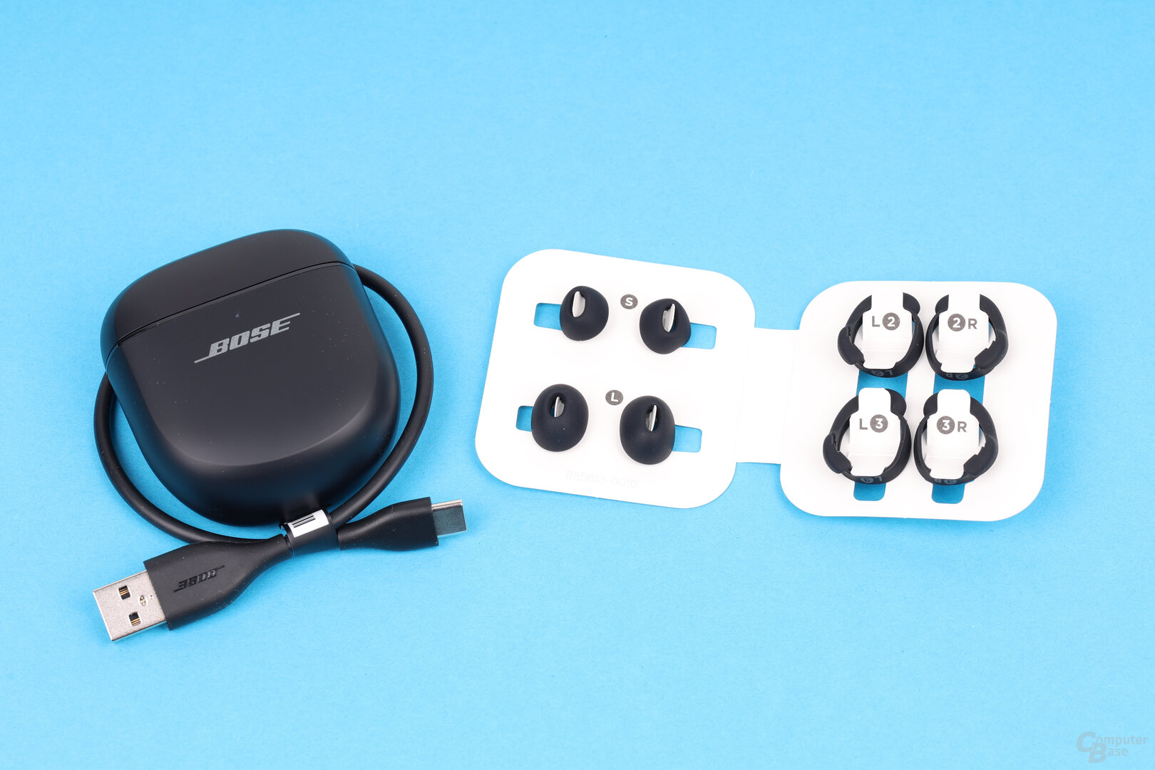 Lieferumfang der Bose QuietComfort Ultra Earbuds