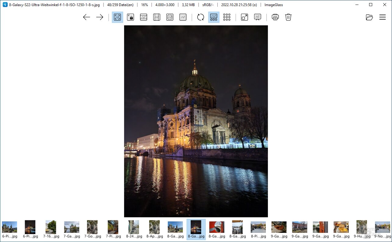 ImageGlass – Oberfläche (Kobe Light Theme)