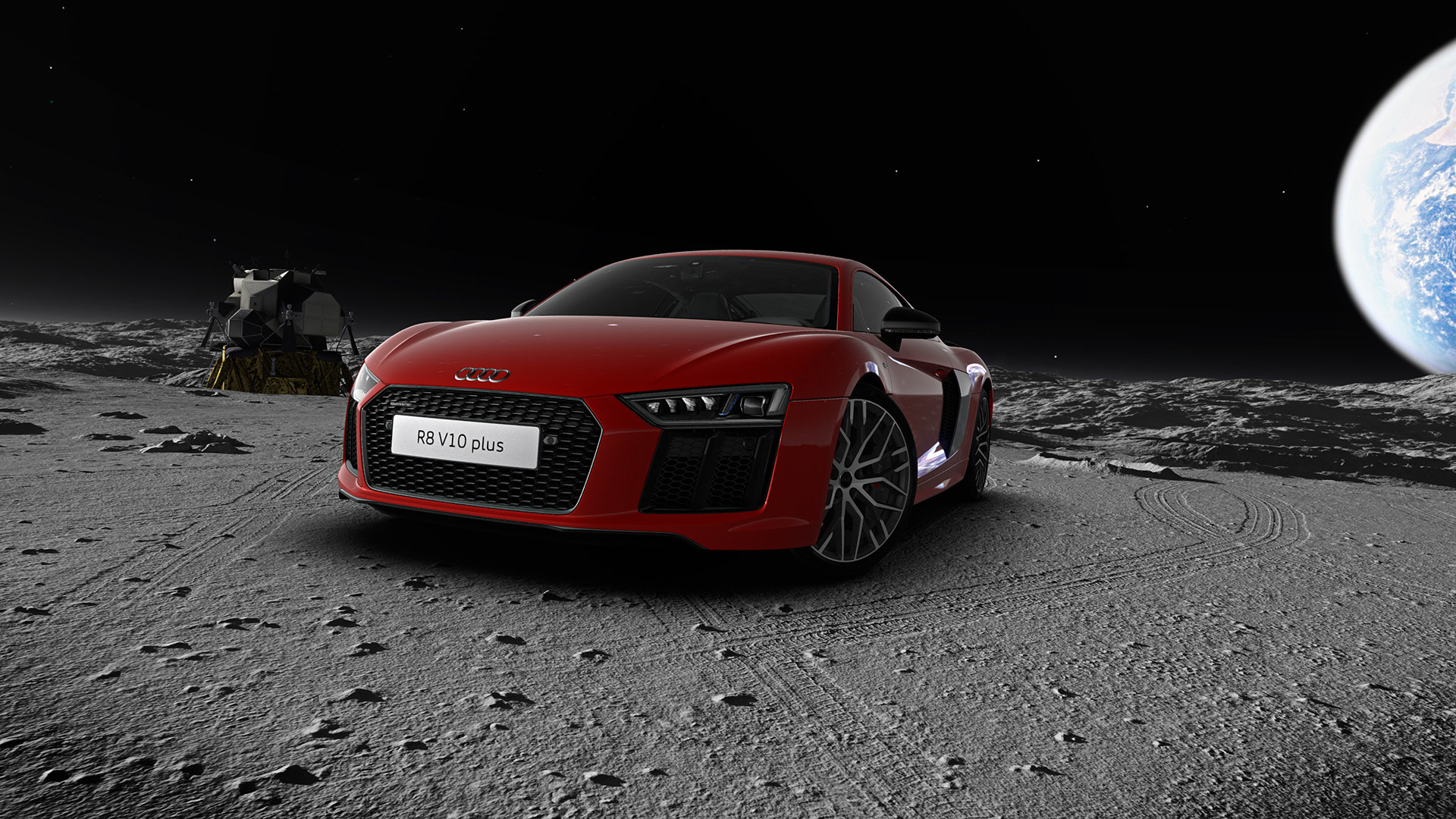 Die Konfiguration kann auch auf dem Mond stattfinden