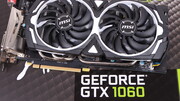 MSI GeForce GTX 1060 Armor im Test: Ob GDDR5 oder GDDR5X spielt quasi keine Rolle