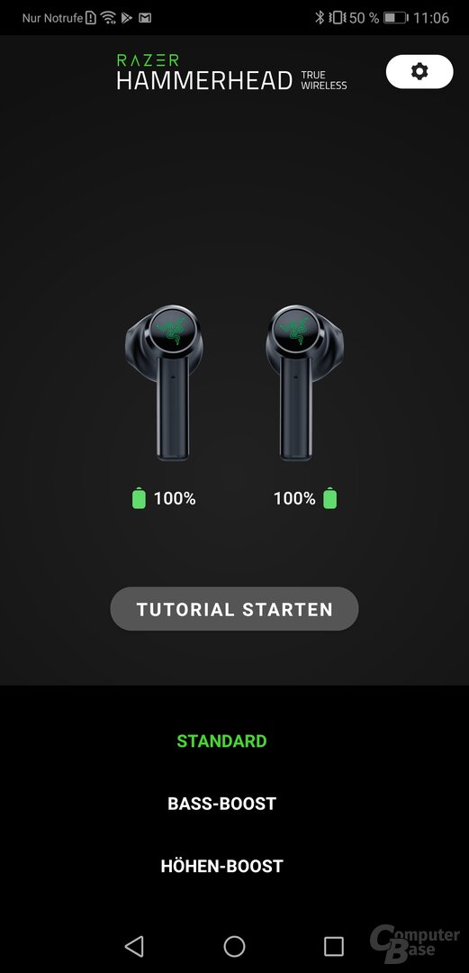 Razer Hammerhead-App