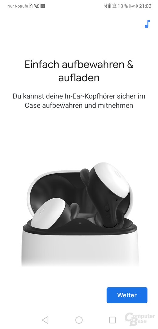 Integration der Google Pixel Buds in Android