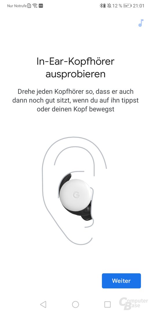 Integration der Google Pixel Buds in Android
